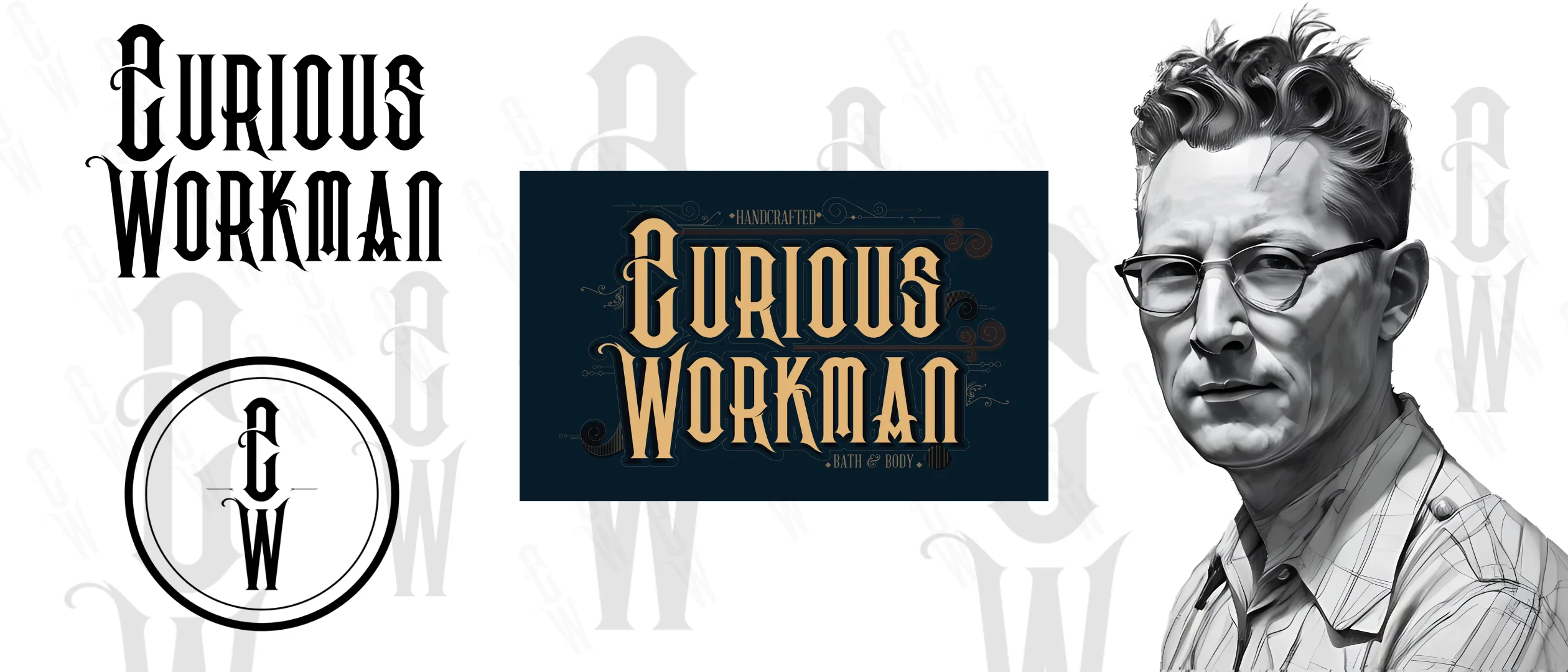 Curious Workman Bath and Body logo artwork
